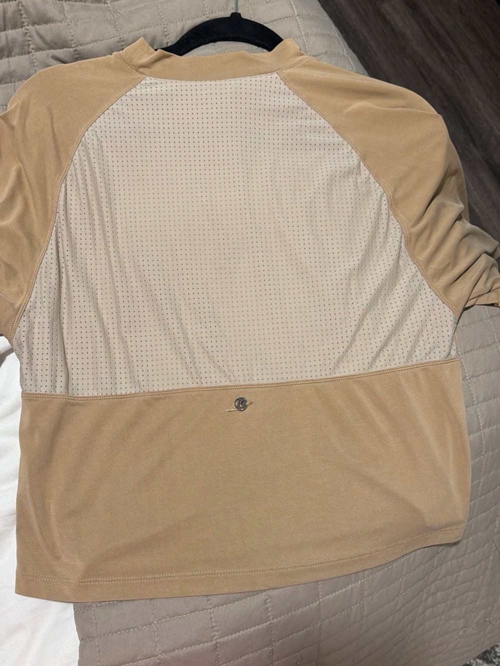 BuffBunny Lightweight Beige & Cream Shirt Jacket